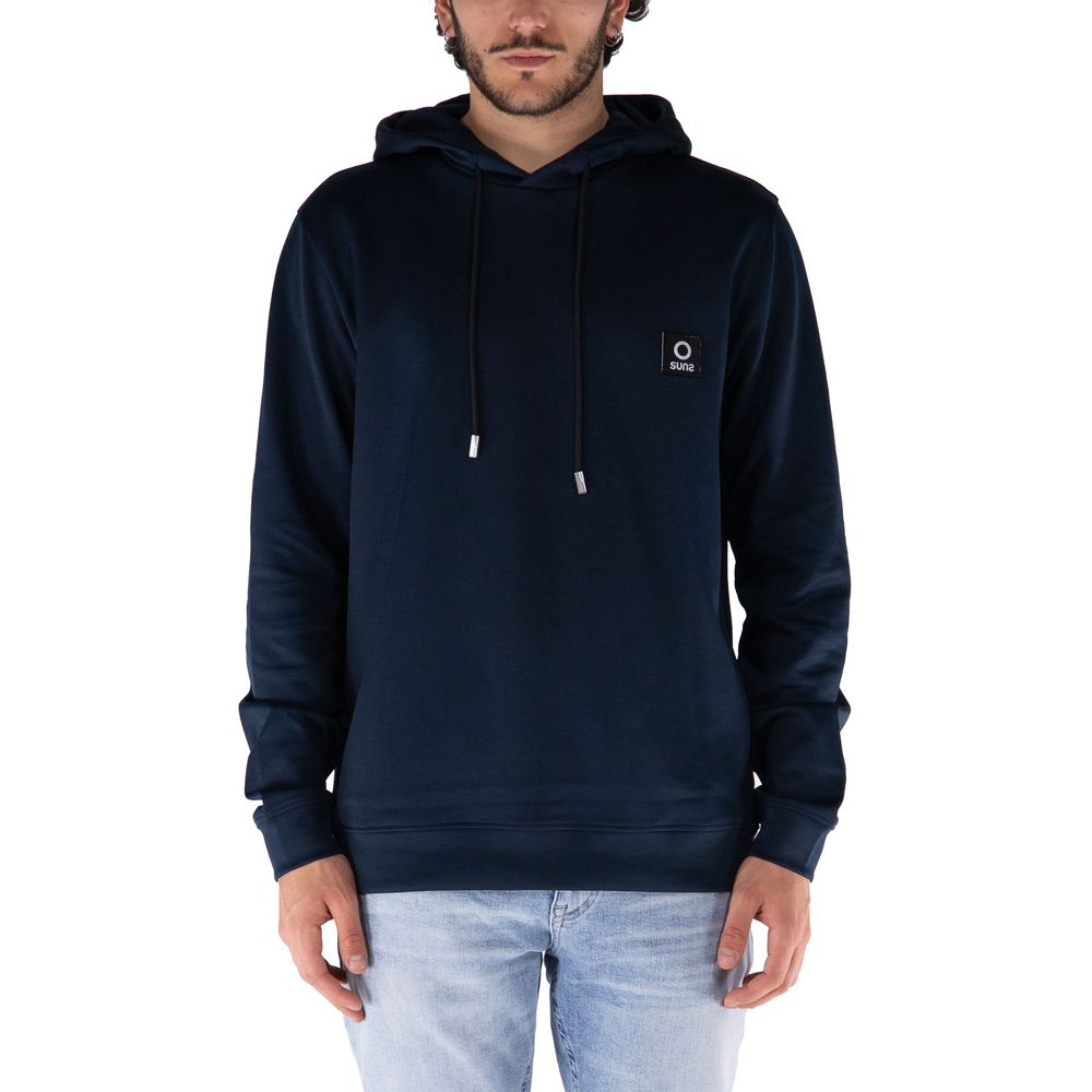 Blue Nylon Sweater - ventzia