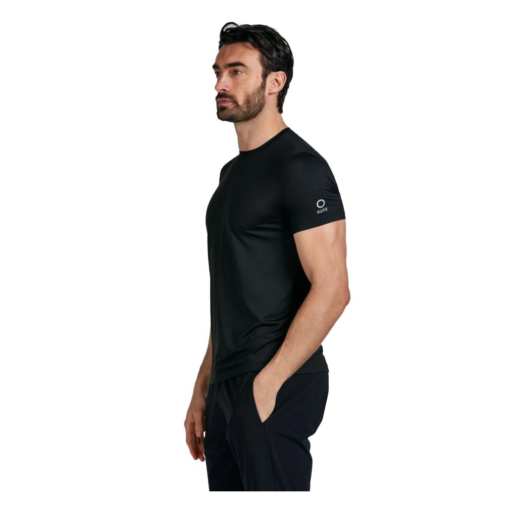 Black Nylon T-Shirt - ventzia