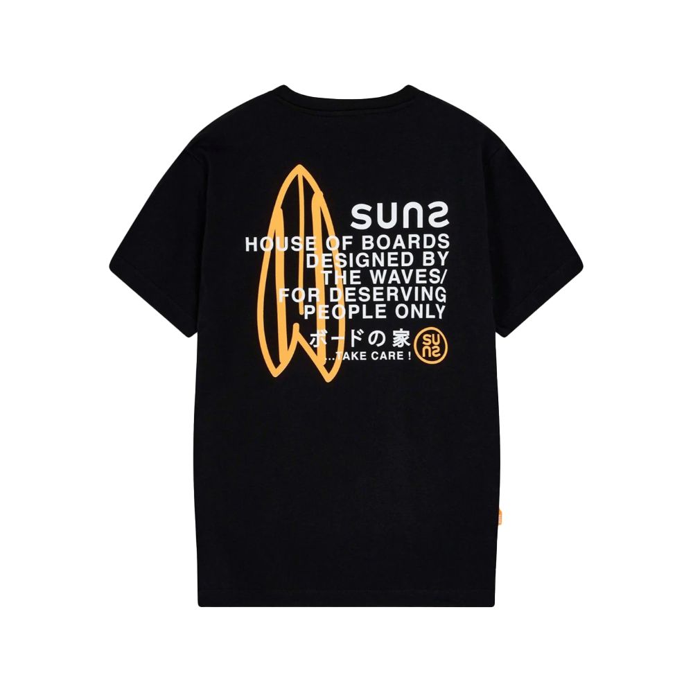 Black Cotton T-Shirt - ventzia