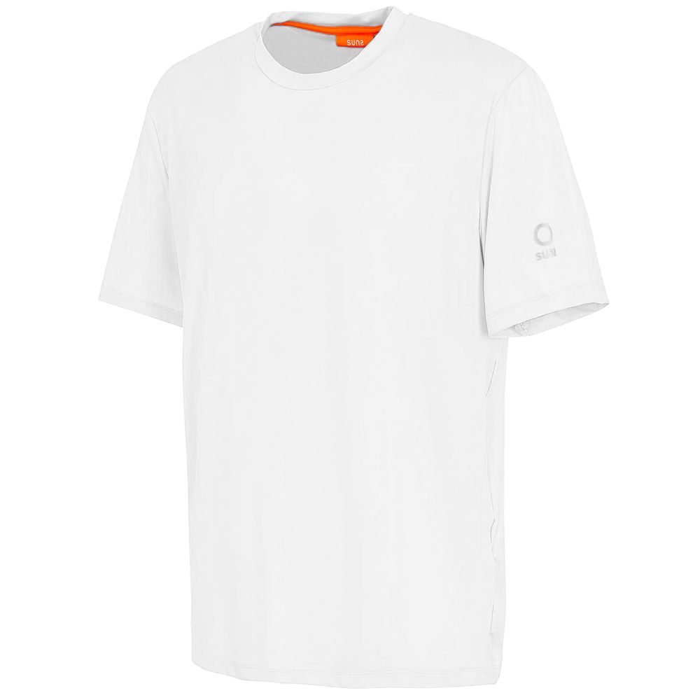 White Nylon T-Shirt - ventzia