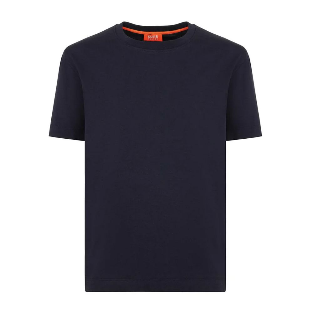 Blue Cotton T-Shirt - ventzia