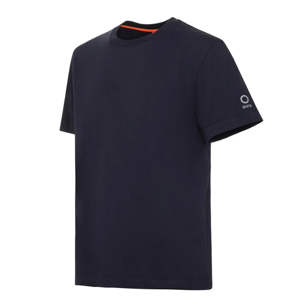 Blue Cotton T-Shirt - ventzia