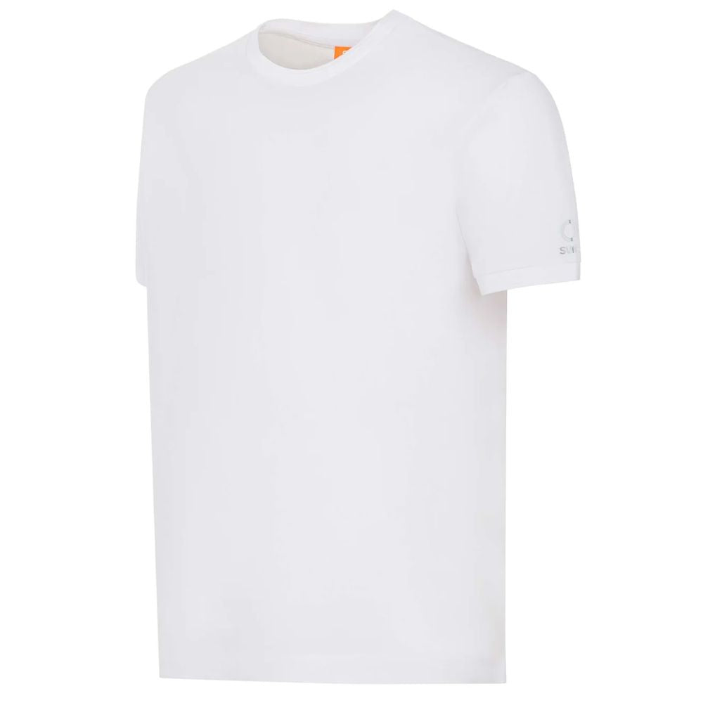 White Cotton T-Shirt - ventzia