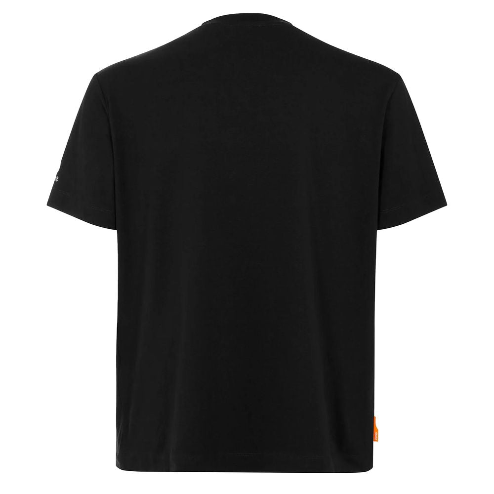 Black Cotton Men T-Shirt - ventzia