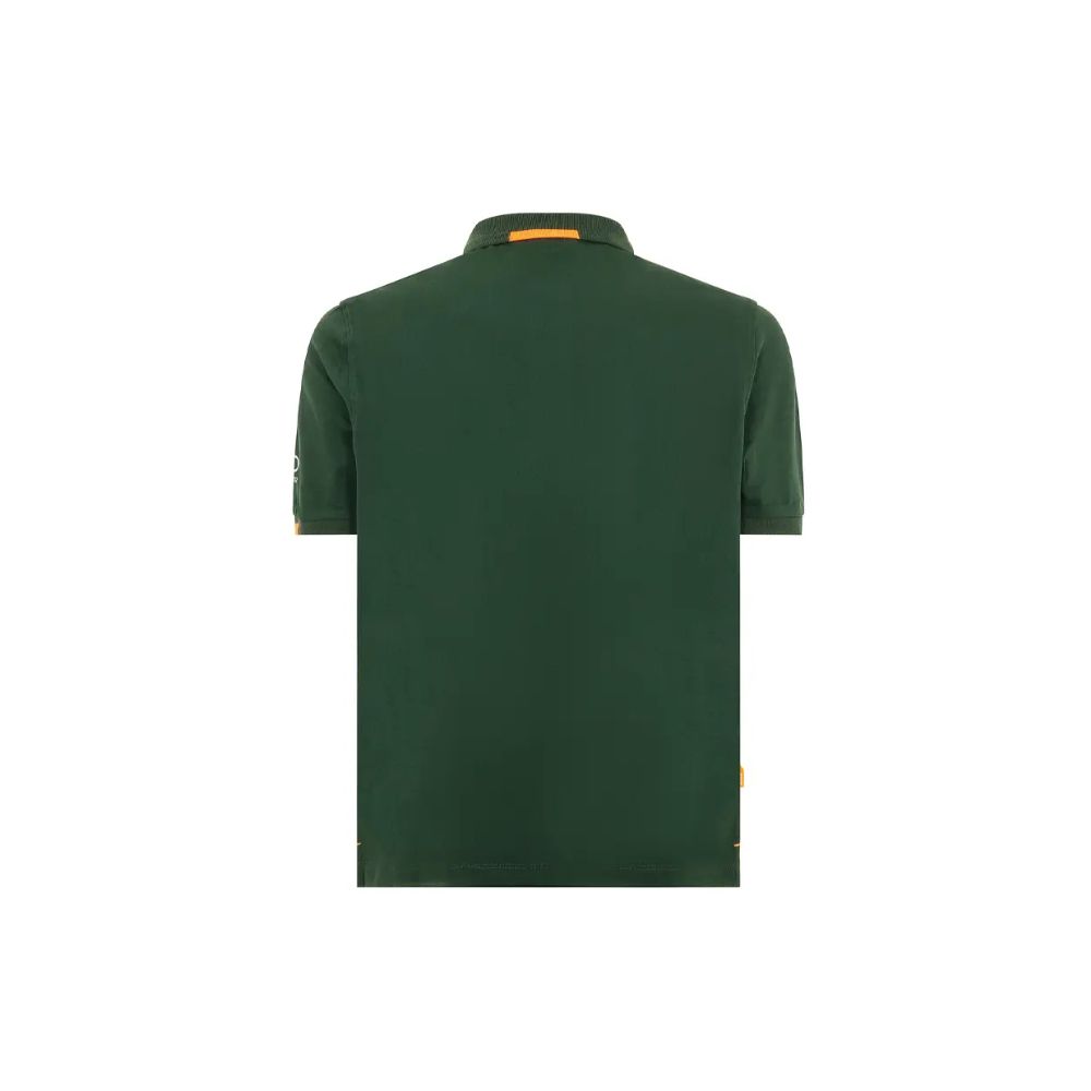 Green Cotton Polo Shirt - ventzia