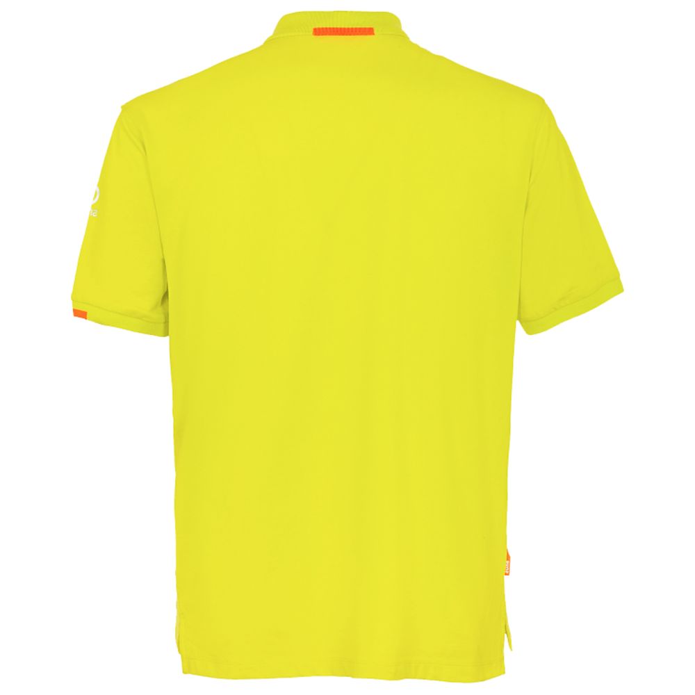 Yellow Cotton Polo Shirt - ventzia