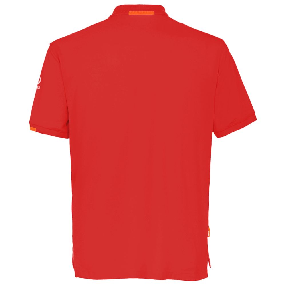 Red Cotton Polo Shirt - ventzia