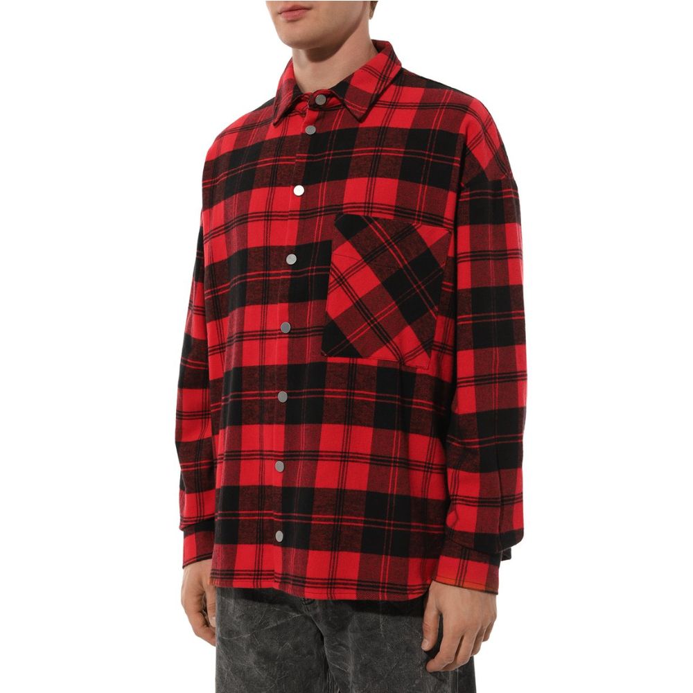 Red Cotton Jacket - ventzia