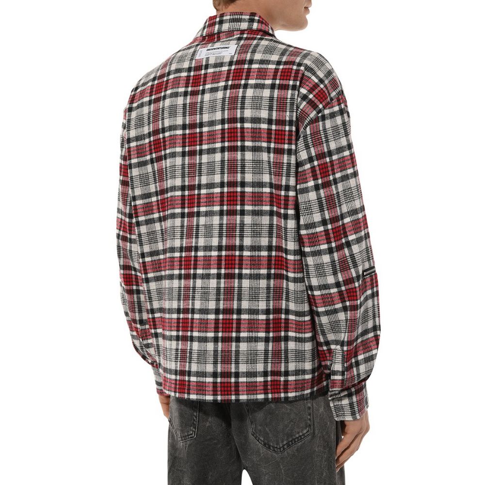 Multicolor Cotton Jacket - ventzia