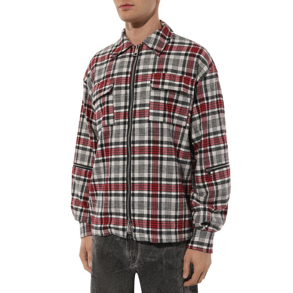 Multicolor Cotton Jacket - ventzia