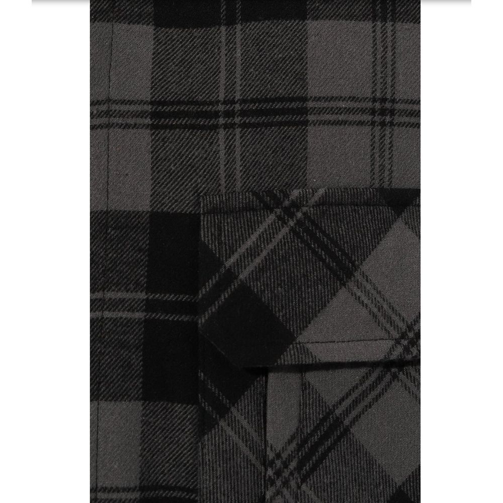 Gray Cotton Jacket - ventzia