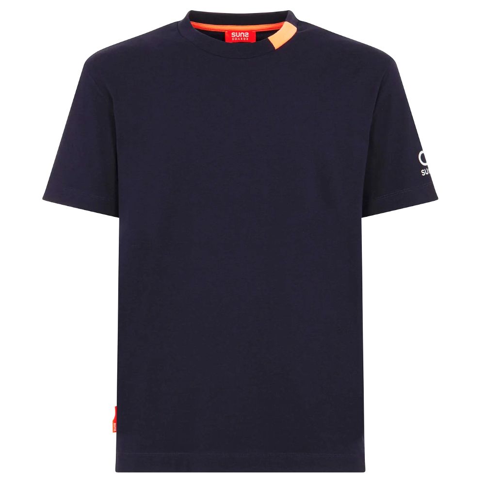 Blue Cotton T-Shirt - ventzia