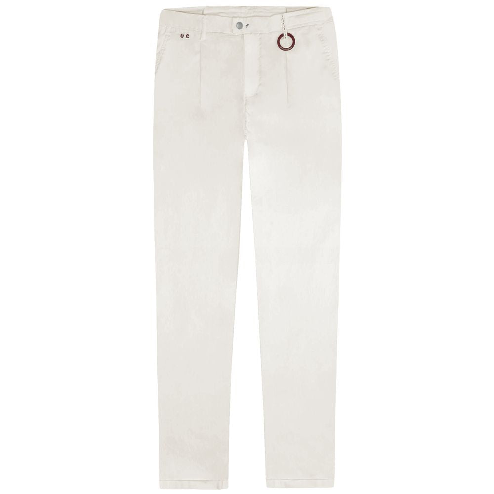 White Cotton Jeans & Pant - ventzia