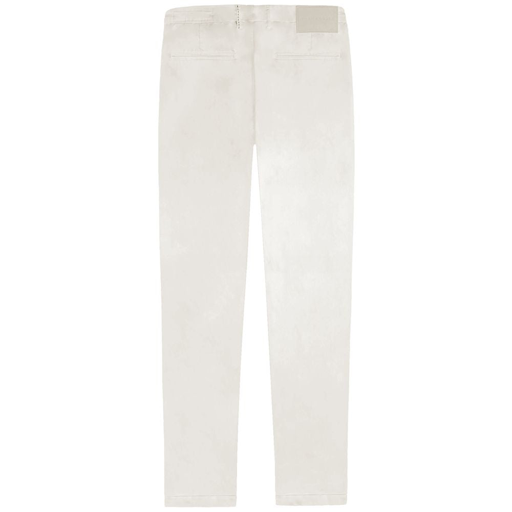 White Cotton Jeans & Pant - ventzia