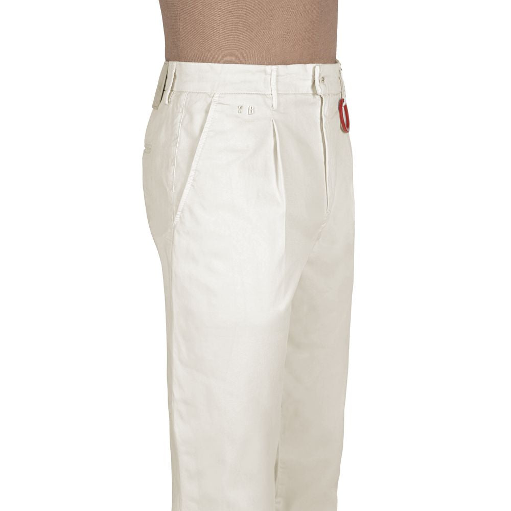 White Cotton Jeans & Pant - ventzia