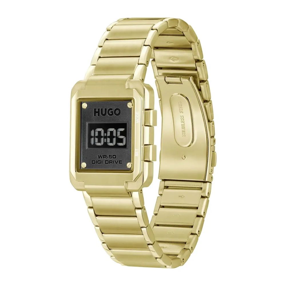 Gold Stainless Steel Watch - ventzia