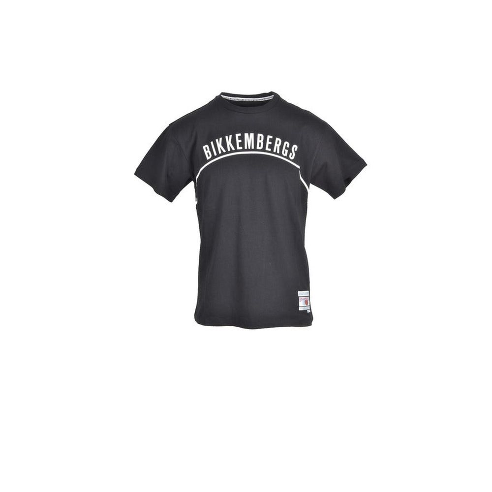 Black Cotton T-Shirt - ventzia