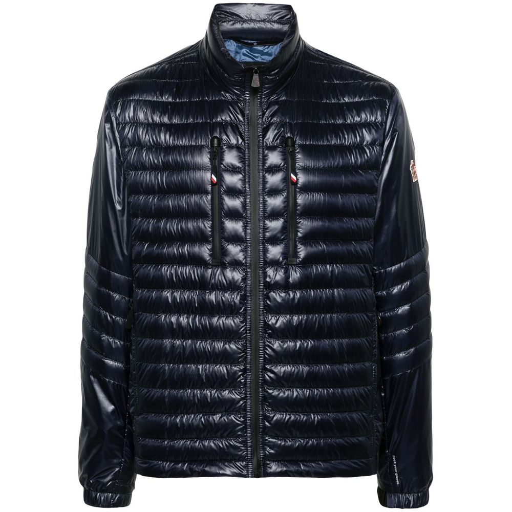 Blue Polyamide Jacket - ventzia