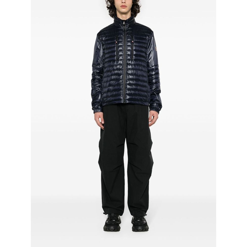 Blue Polyamide Jacket - ventzia