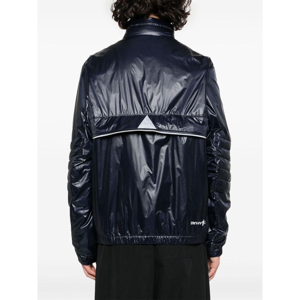 Blue Polyamide Jacket - ventzia