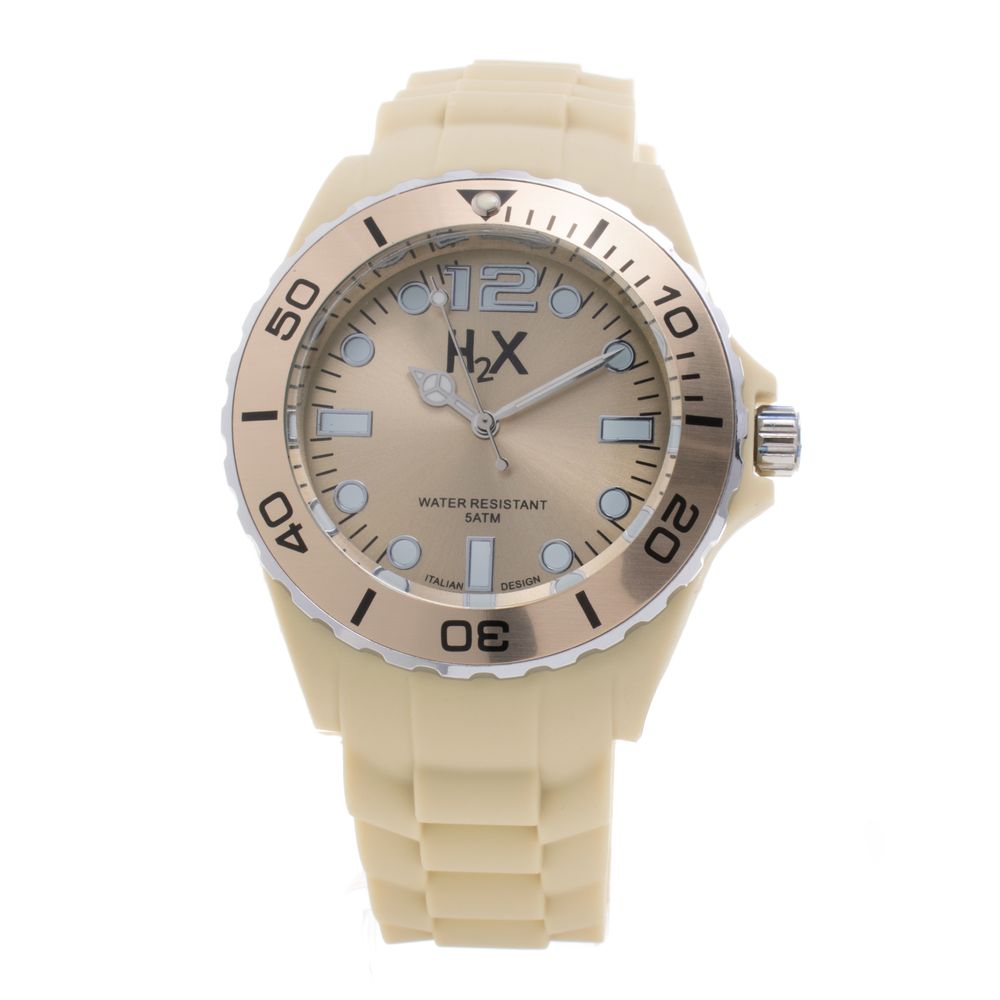 Cream Rubber Watch - ventzia