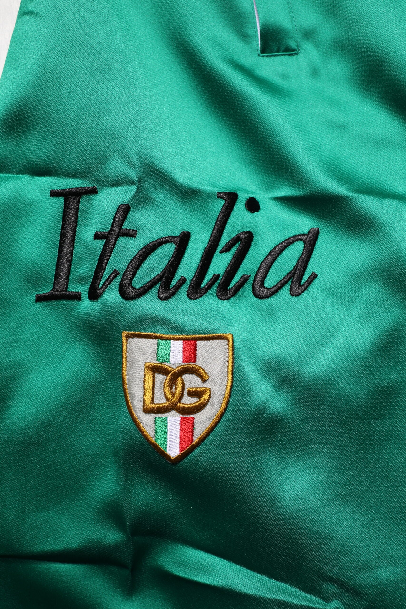Multicolor Italia Polyester Bermuda Shorts - ventzia