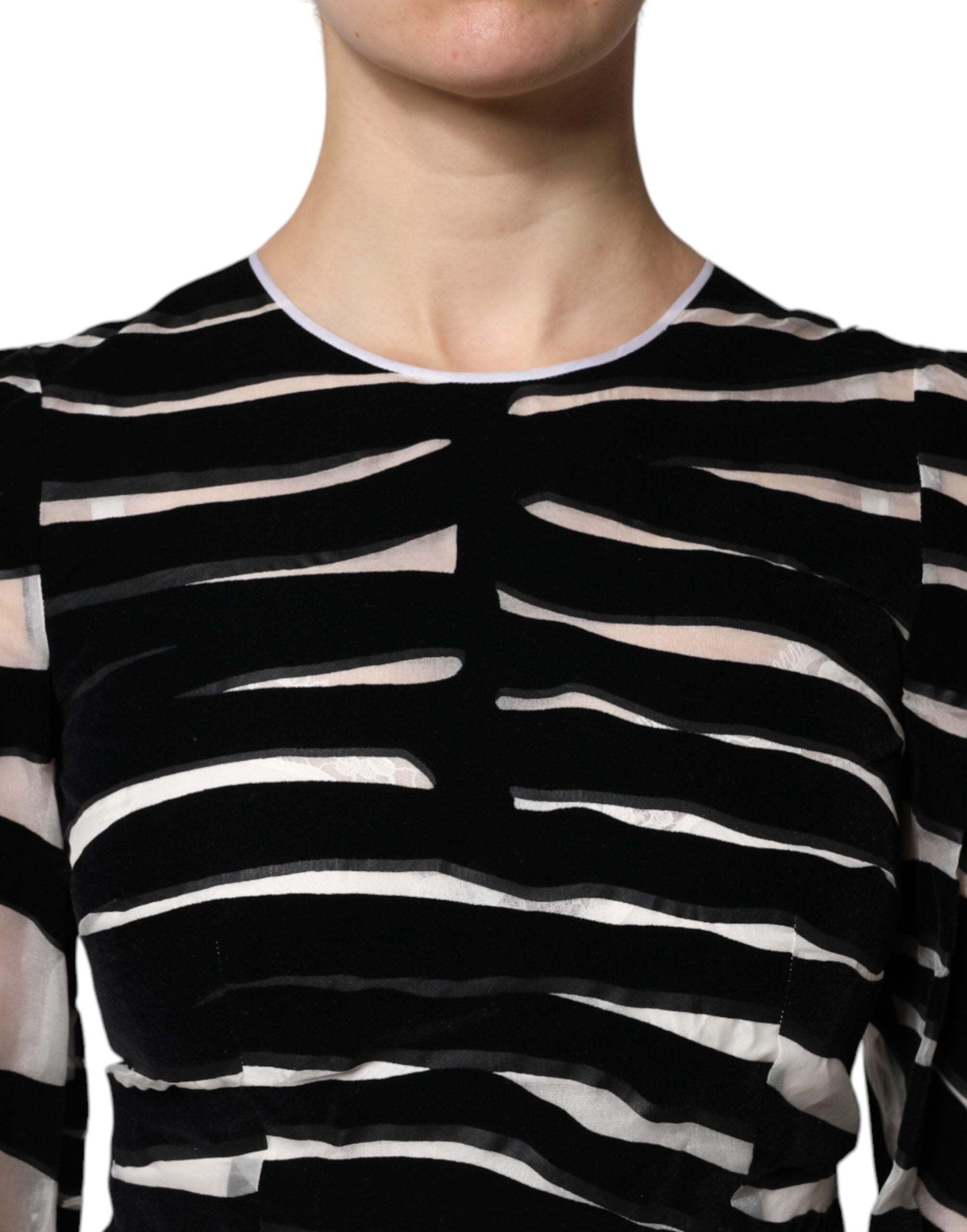 Black White Zebra A-line Sheath Mini Dress - ventzia