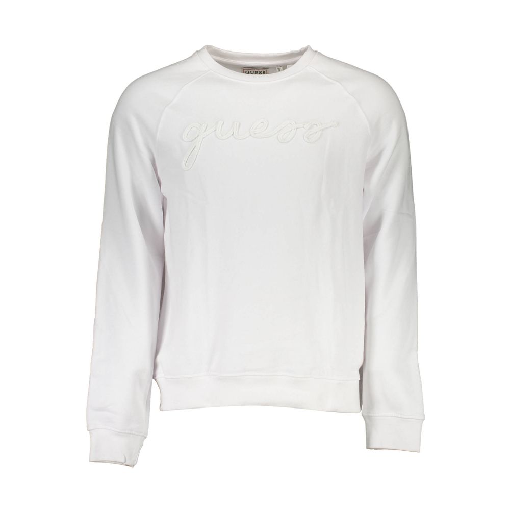 White Cotton Unisex Sweatshirt - ventzia