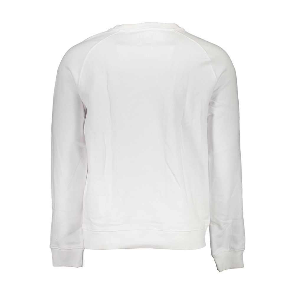 White Cotton Unisex Sweatshirt - ventzia