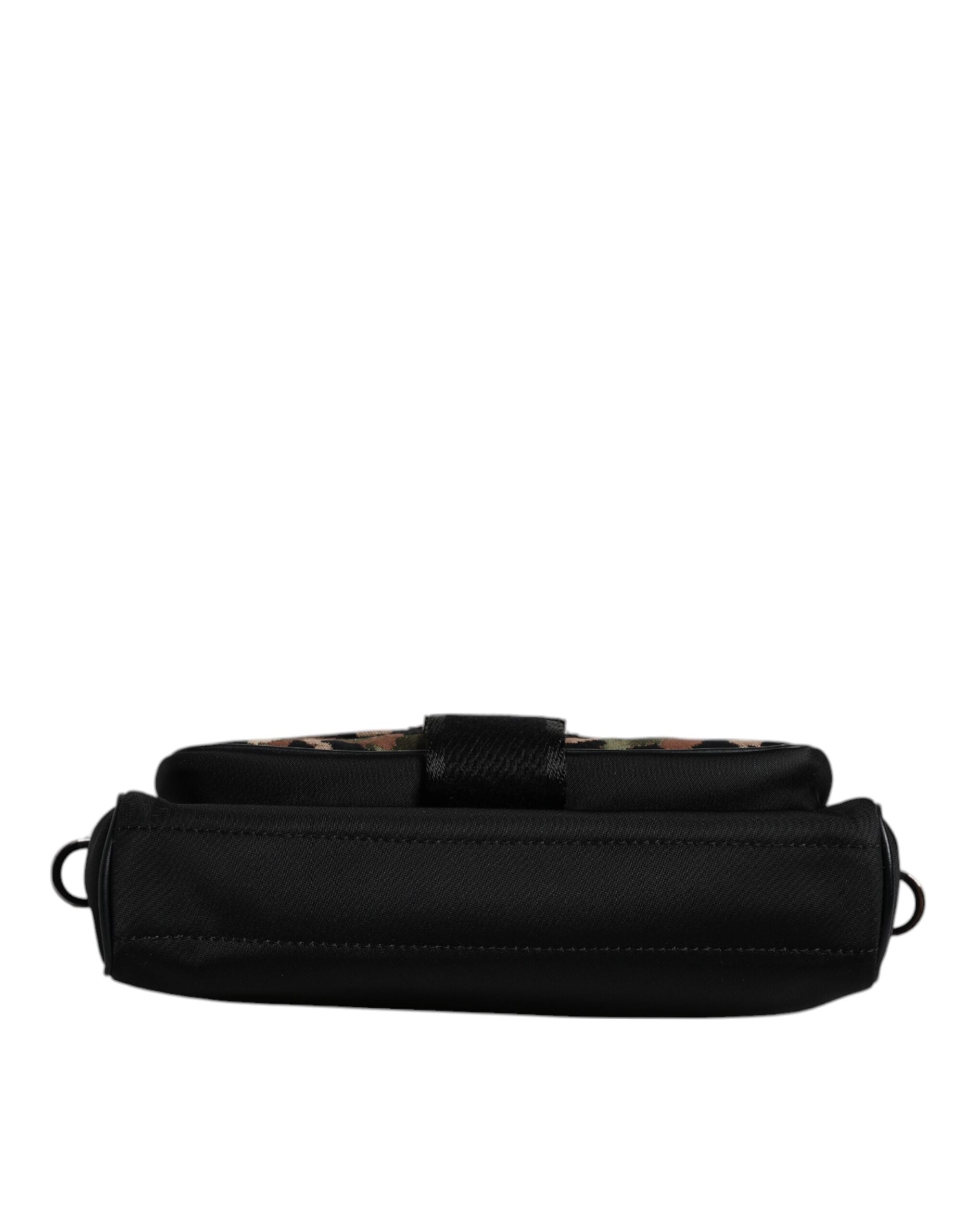 Multicolor Leopard Jacquard Crossbody Bag - ventzia