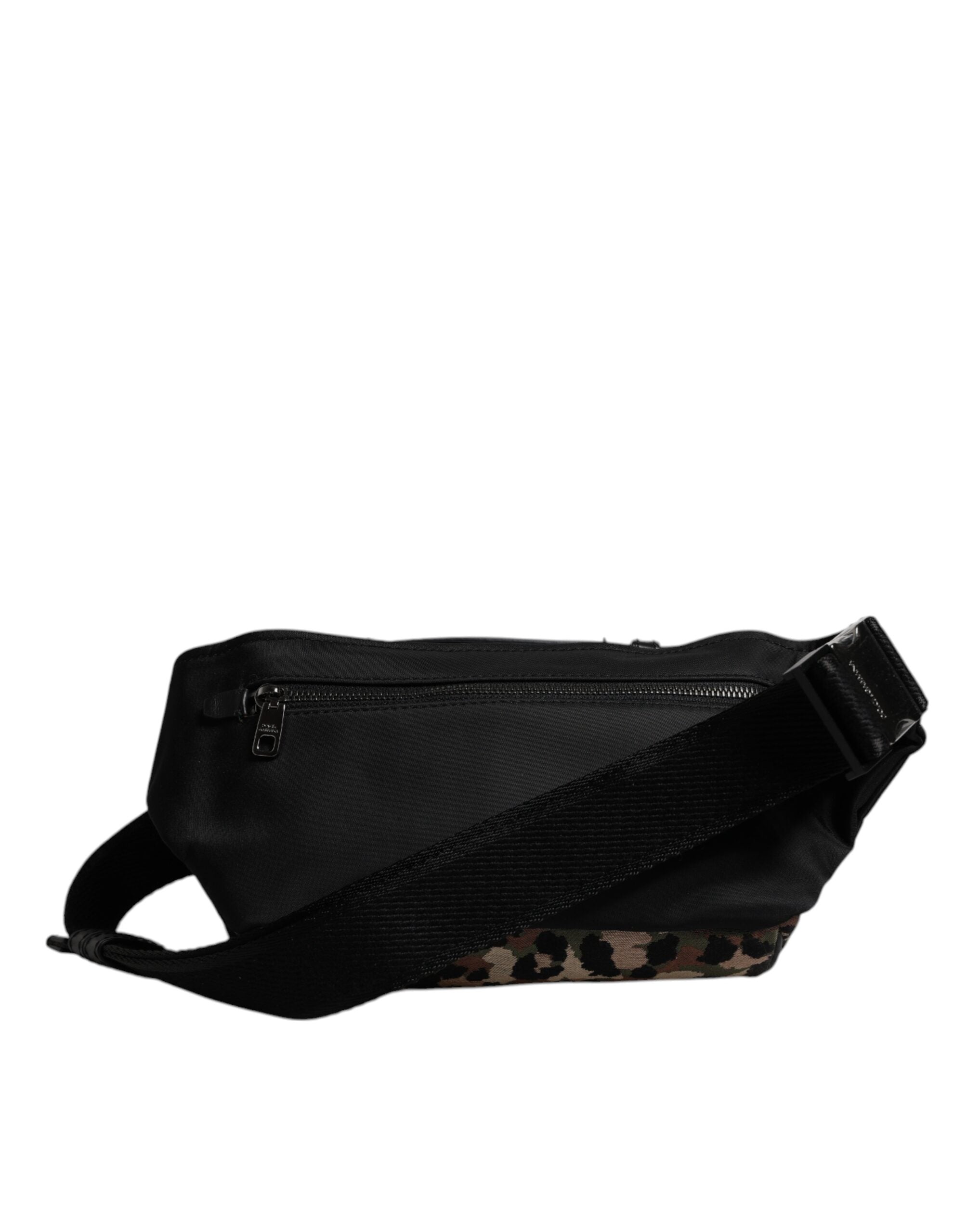 Multicolor Leopard DG Logo Belt Waist Fanny Pack Bag - ventzia