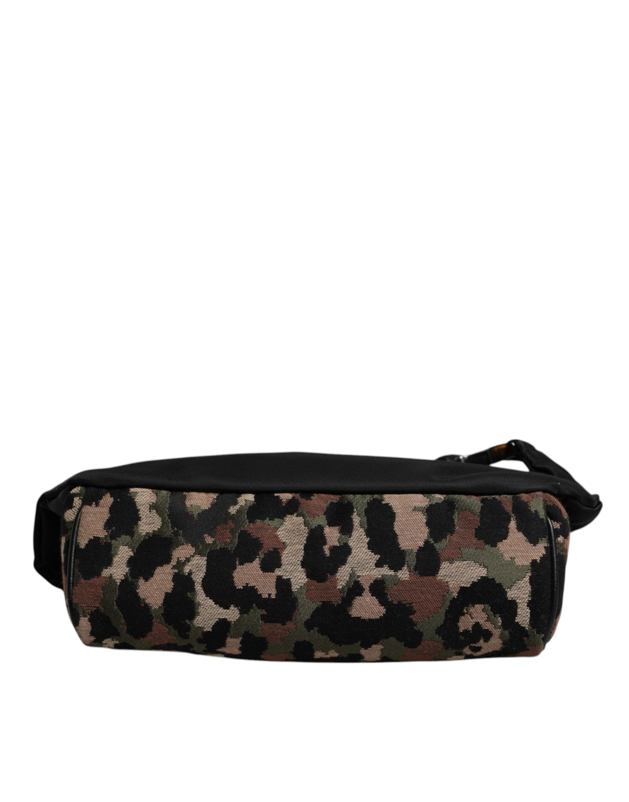 Multicolor Leopard DG Logo Belt Waist Fanny Pack Bag - ventzia