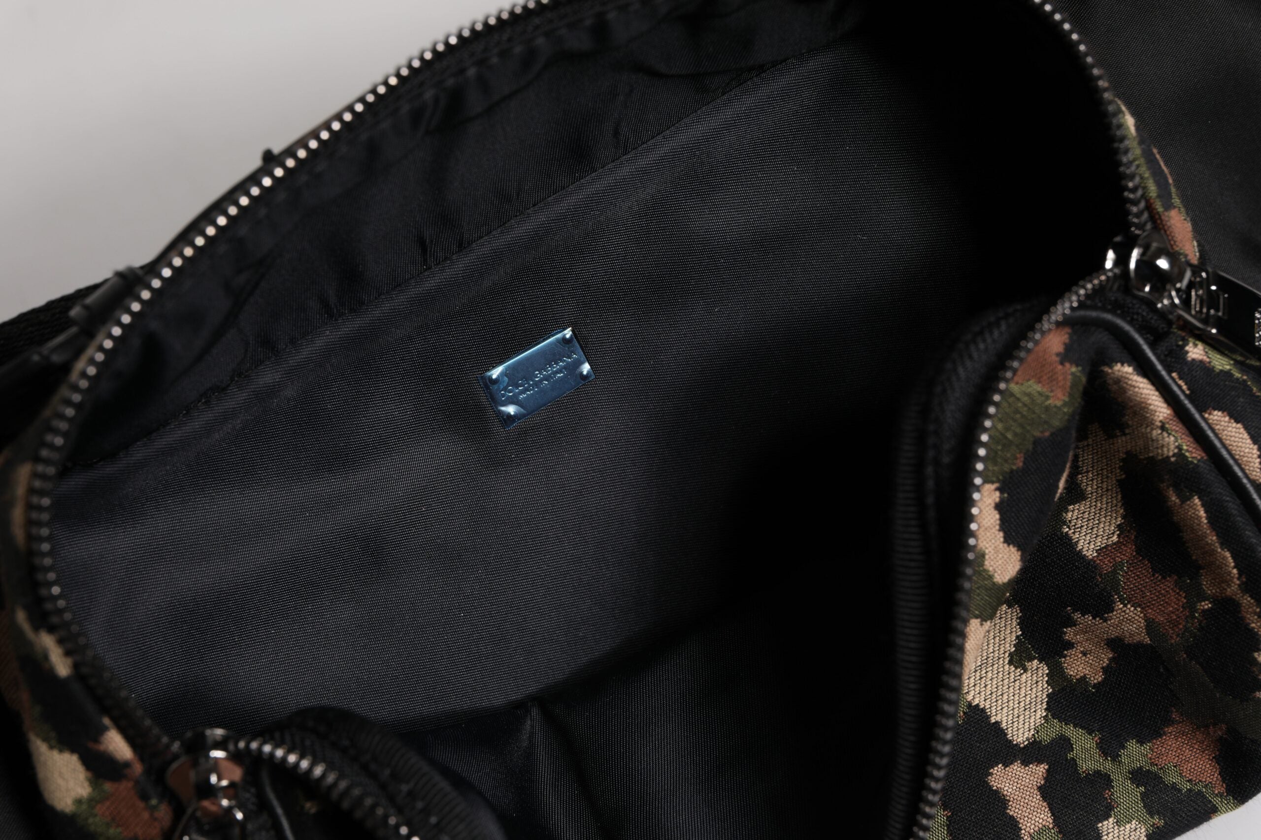 Multicolor Leopard DG Logo Belt Waist Fanny Pack Bag - ventzia