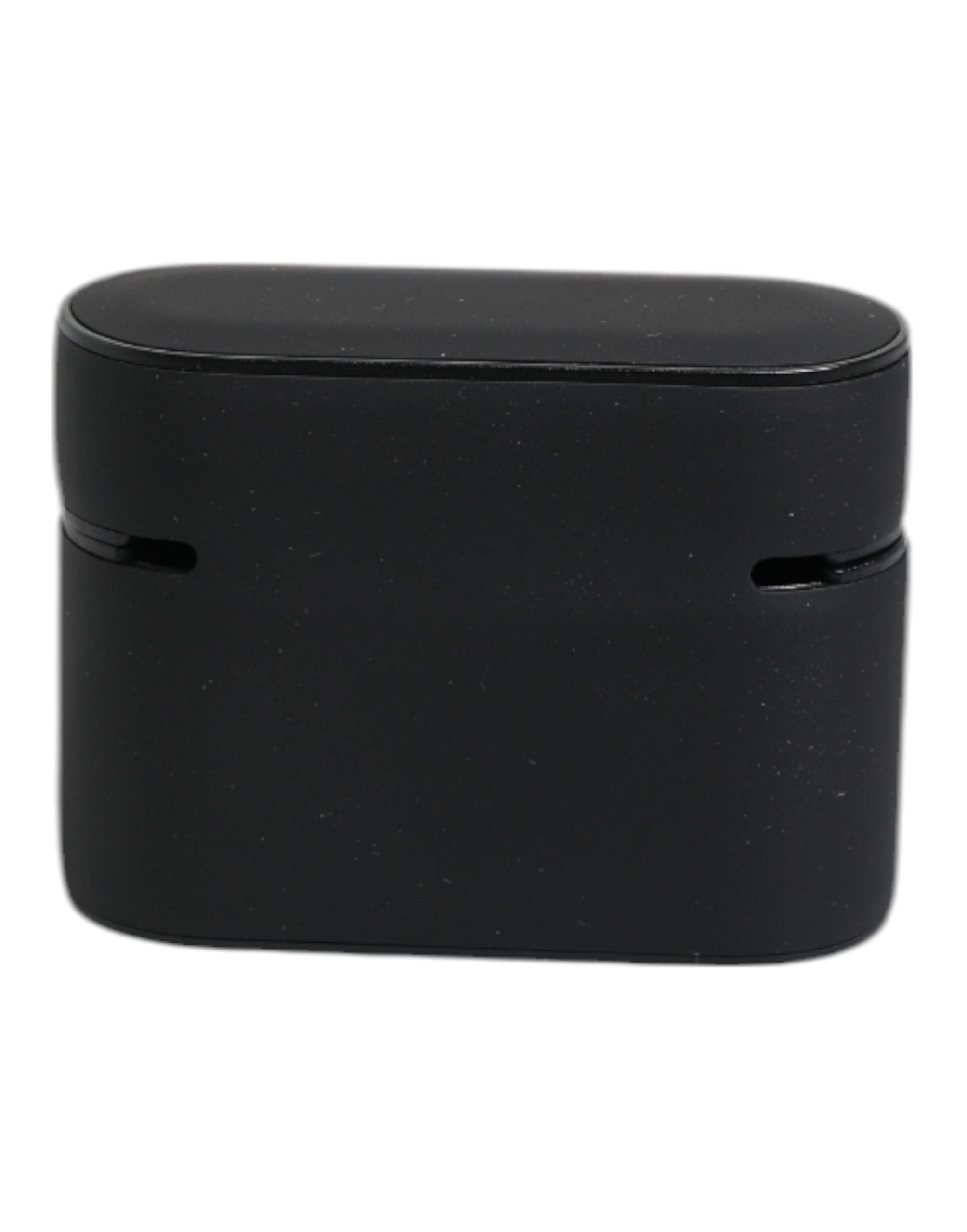 Black Orange Silicone Embossed Logo Airpods Case - ventzia