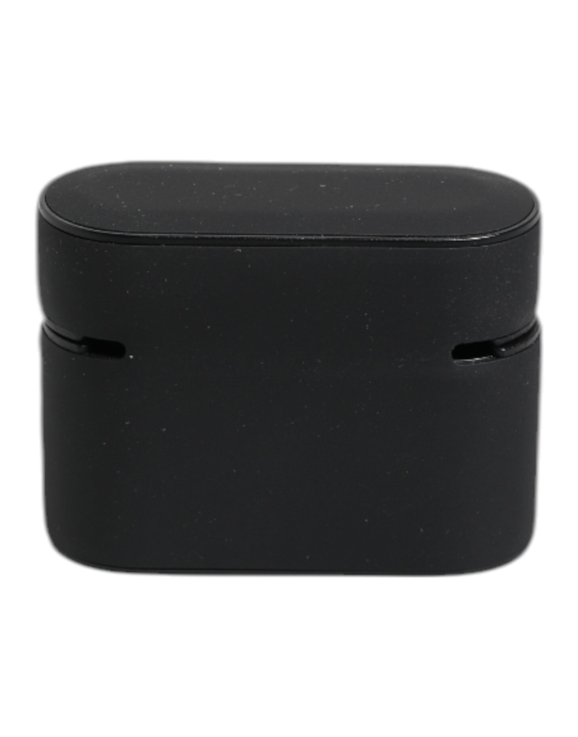 Black Yellow Silicone Embossed Logo Airpods Case - ventzia