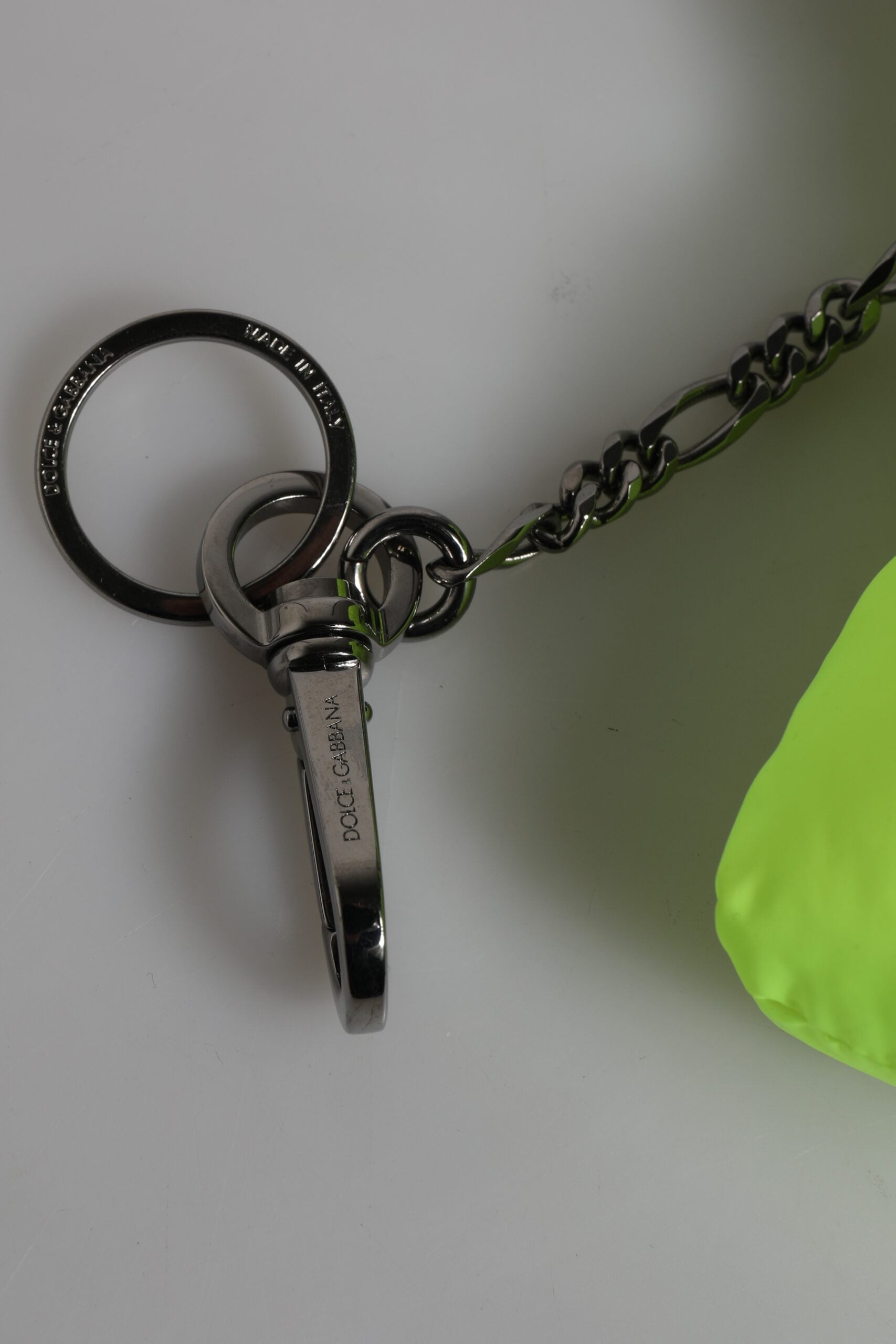 Green Bear Embroidered Logo Keychain Clasp Keyring - ventzia