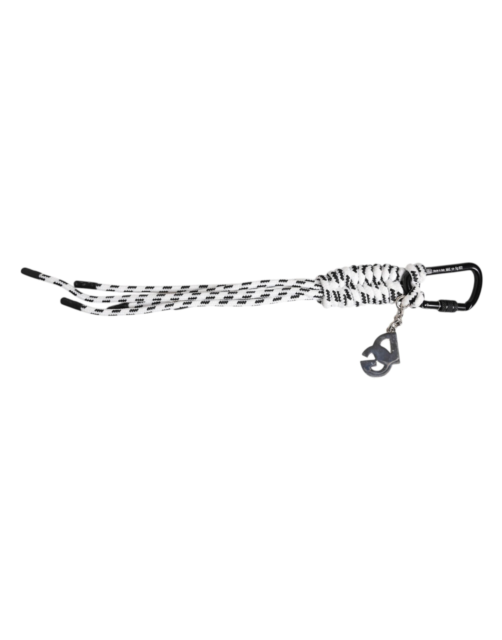 Multicolor Tape String DG Logo Keychain Polyester Keyring - ventzia