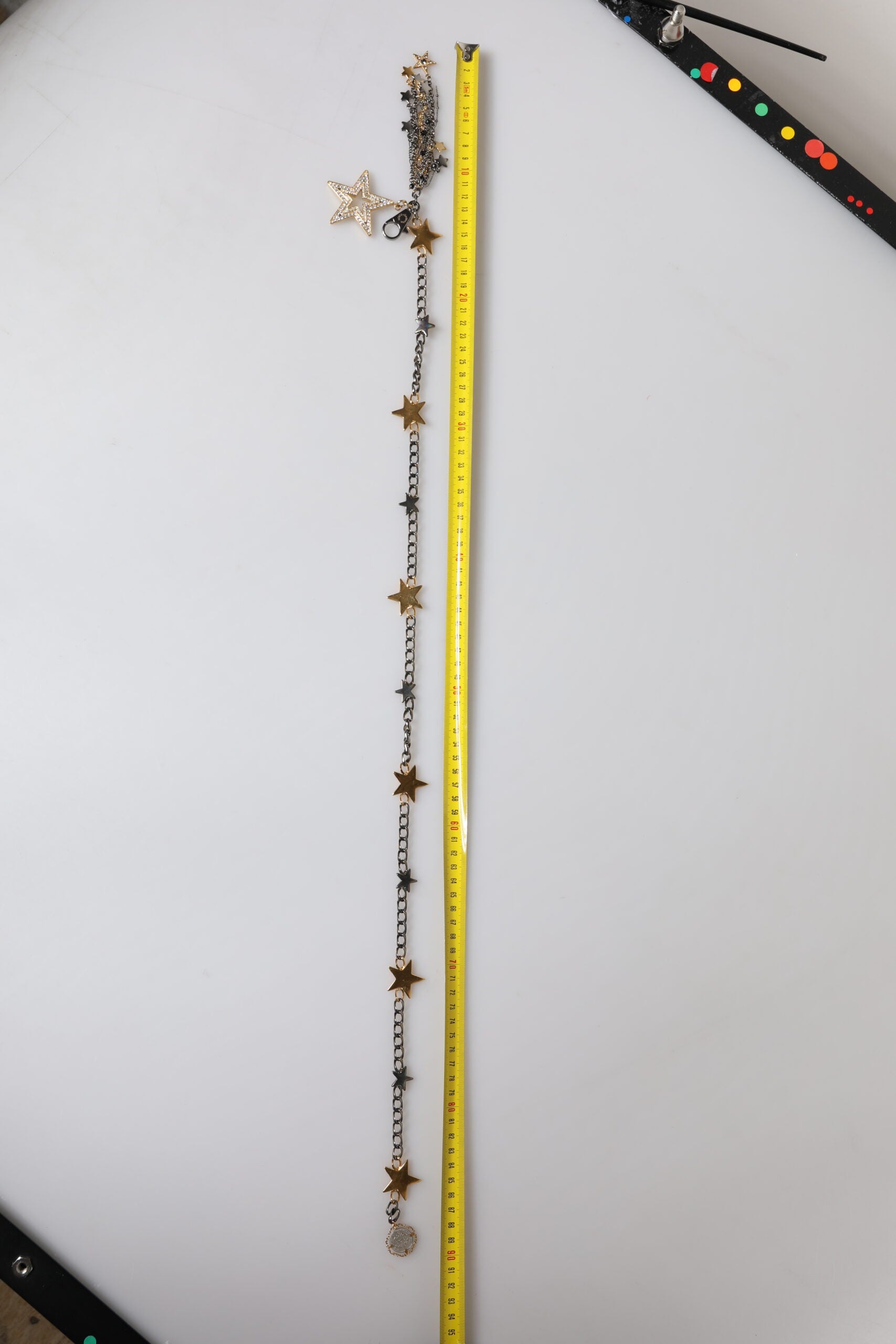 Silver Gold Brass Embellished Waist Chain Belt - ventzia