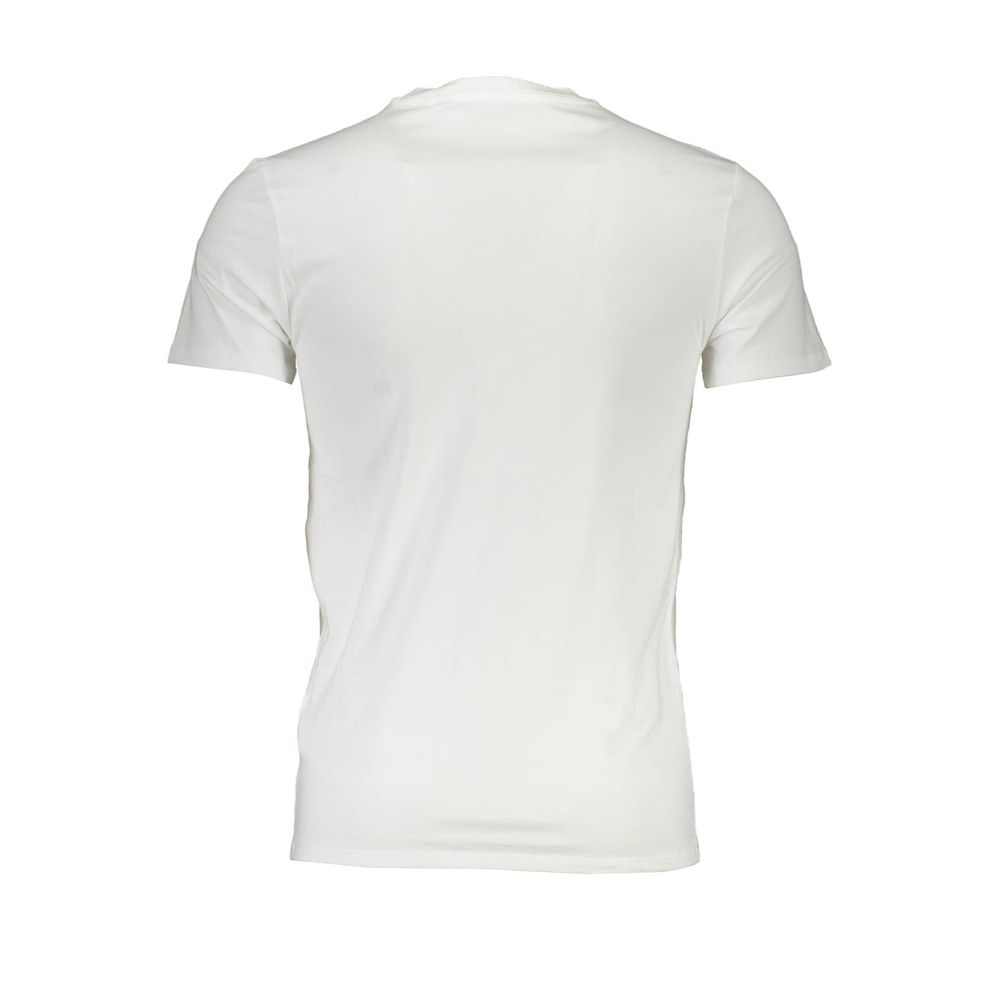 White Cotton Men T-Shirt - ventzia