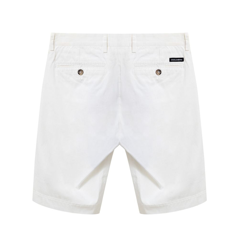White Cotton Bermuda