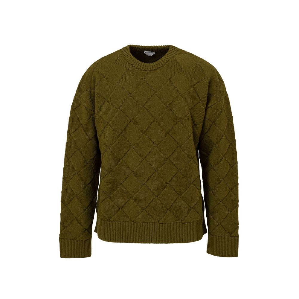 Green Wool Sweater - ventzia
