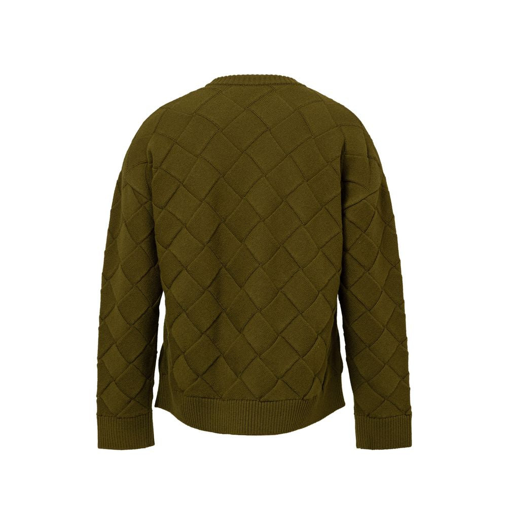 Green Wool Sweater - ventzia