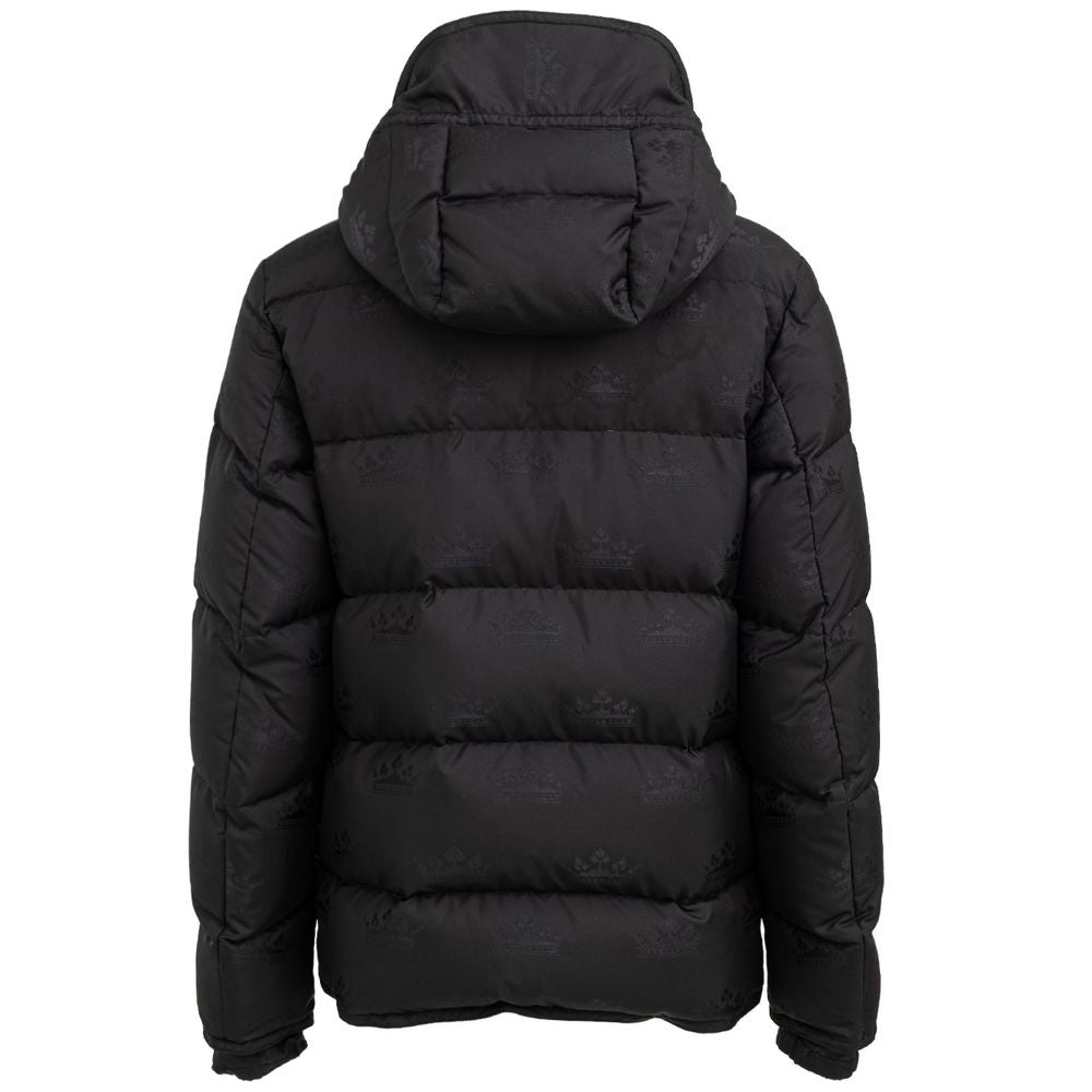 Black Cotton Jackets & Coat - ventzia