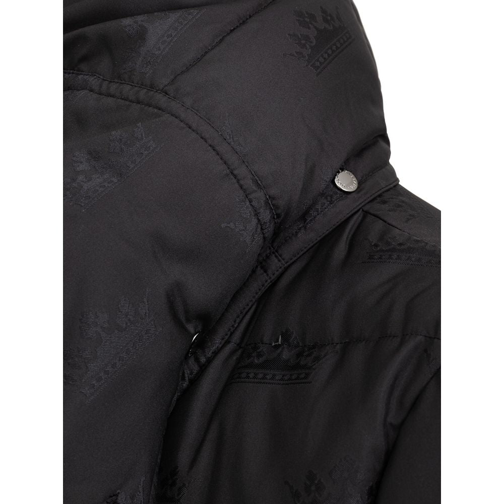 Black Cotton Jackets & Coat - ventzia