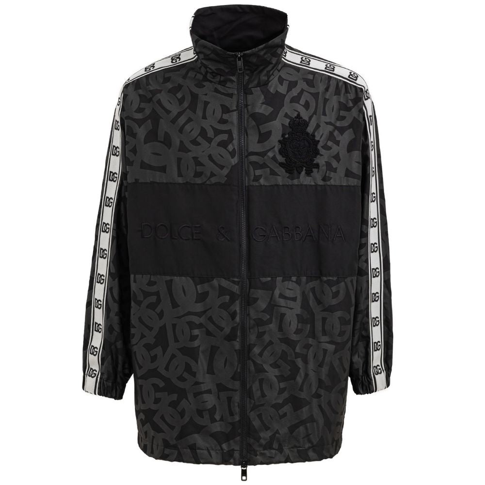Black Polyester Jackets & Coat - ventzia