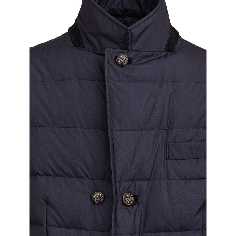 Blue Polyester Jackets & Coat - ventzia