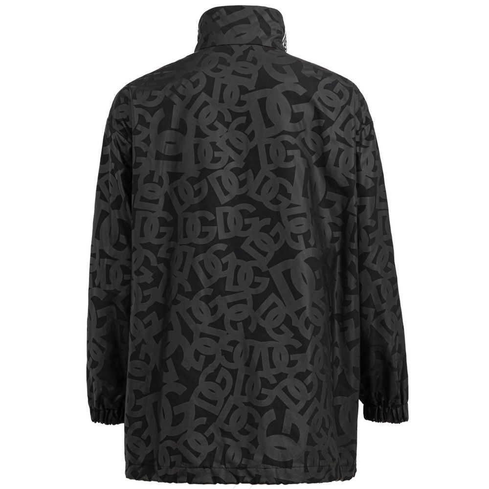 Black Polyester Jackets & Coat - ventzia