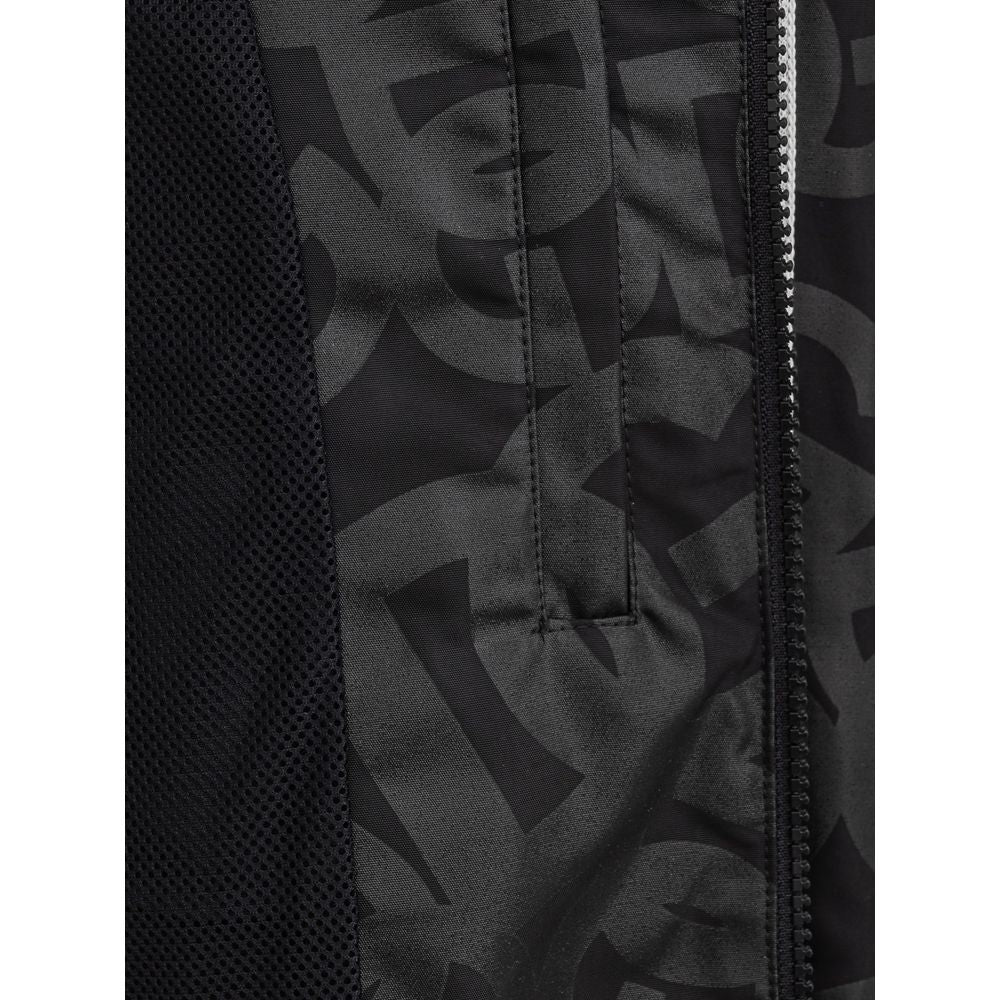 Black Polyester Jackets & Coat - ventzia