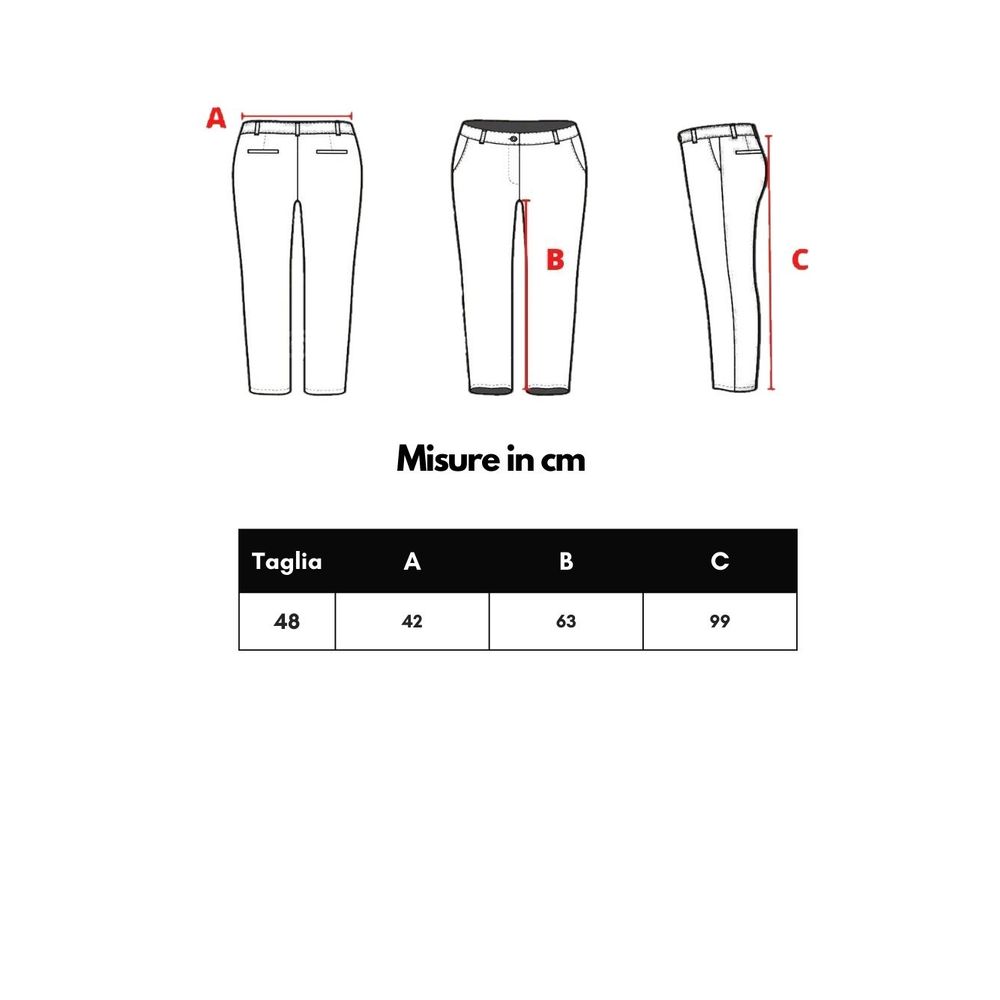 Red Polyamide Pant - ventzia