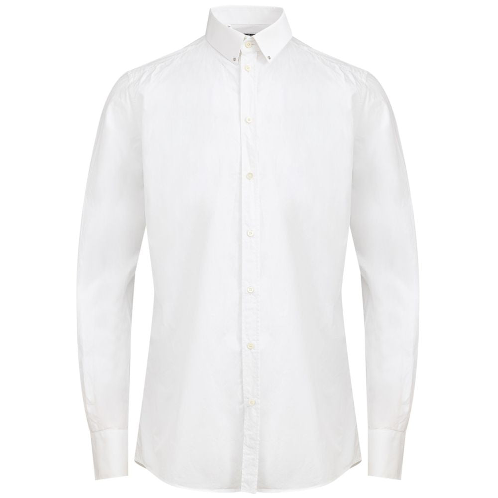White Cotton Shirt - ventzia
